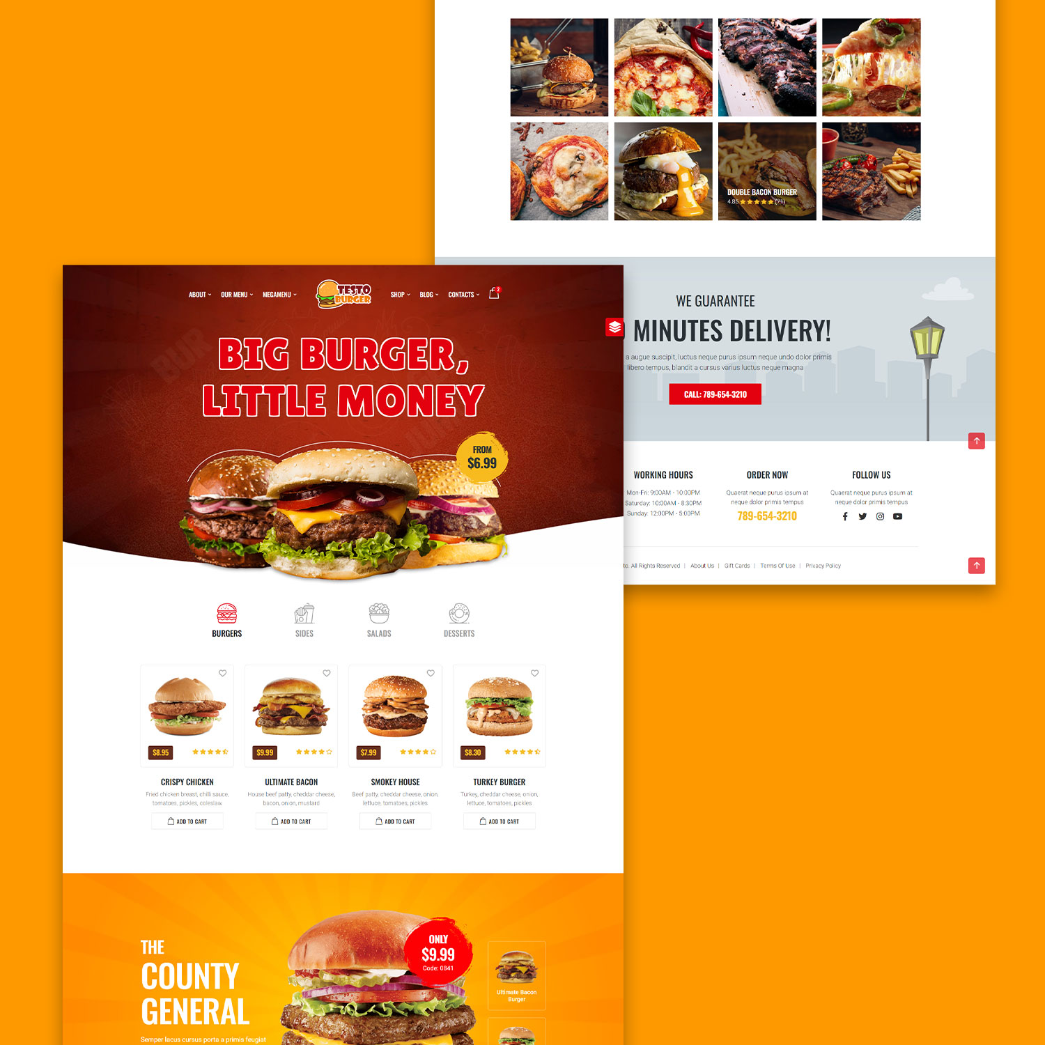 A fujifilm instant camera on a dark electric blue background.